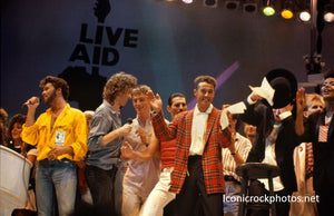 Live Aid - George Michael, Bob Geldof, Paul Weller, Andrew Ridgeley