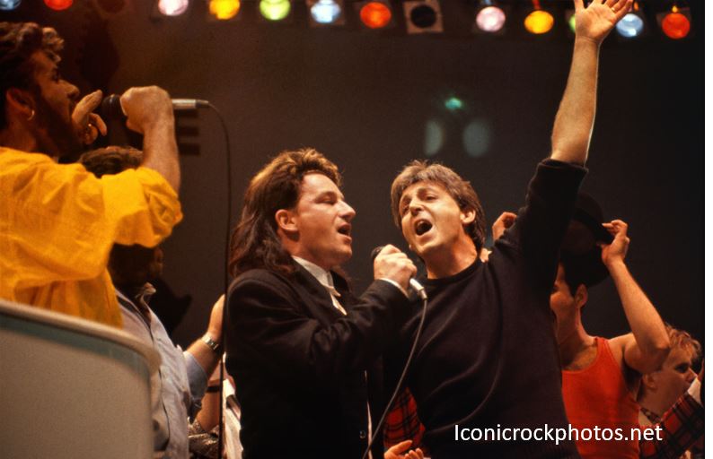 Live Aid - Paul McCartney, George Michael, Bono